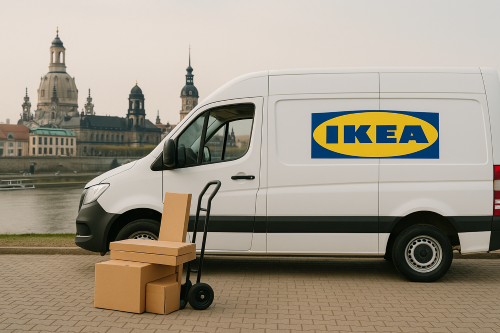 IKEA Transporte in Leipzig mit dem Möbeltaxi